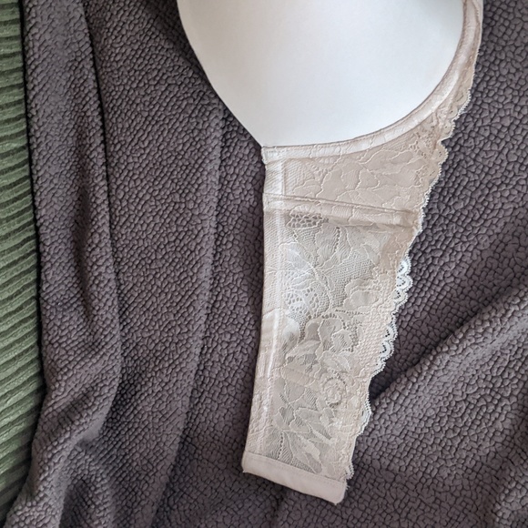 TORRID 40D CURVE Bra strapless underwire lace NWOT 4eyelet back hook and eye - Picture 7 of 8